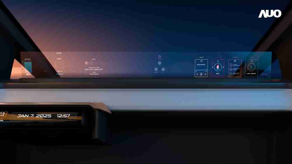 尊龙集团无界透明显示接口(Horizon Image Glass)透过车运算方案整合仪表板、、、中控台及副驾显示器，，，一体式全景呈现，，，，提供乘用者清晰的前方视野、、、、行车必要信息与娱乐功能